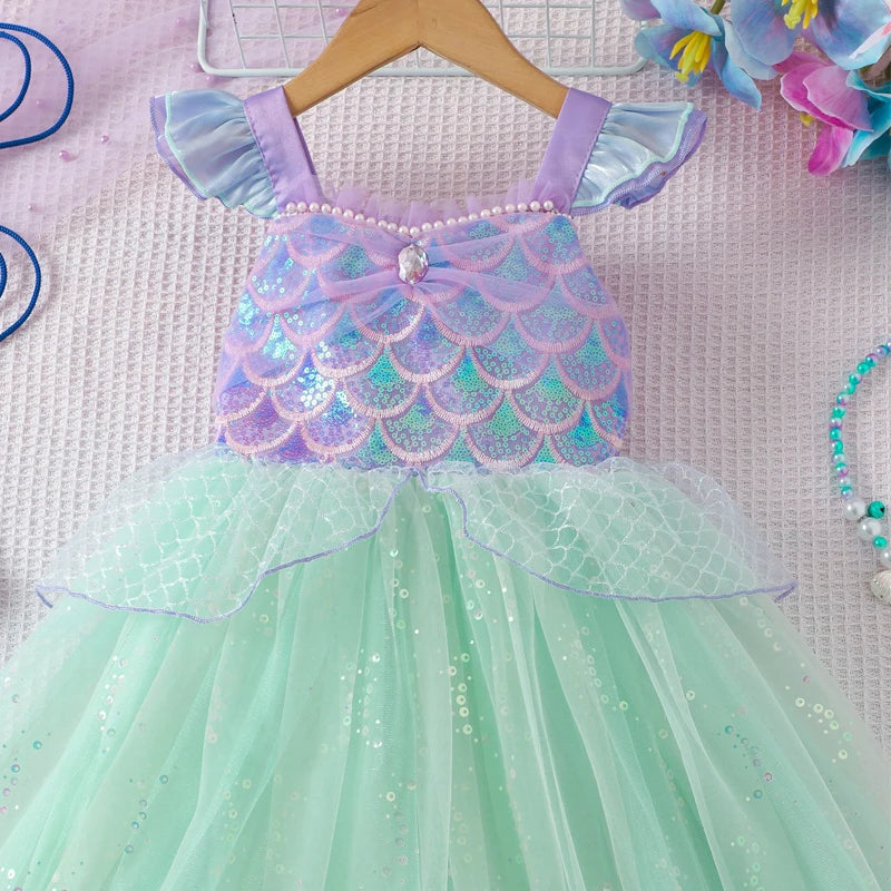 Princess Sequin Dress – Baby Girl Summer Fantasy