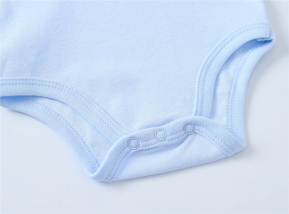 Short Sleeve Baby Bodysuit – Soft Cotton (0–24M)