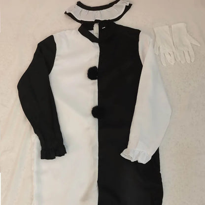 Unisex Terrifier Cosplay Costume – Killer Clown Jumpsuit for Halloween