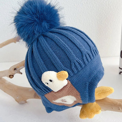 Cartoon Duck Baby Hat – Winter Protection