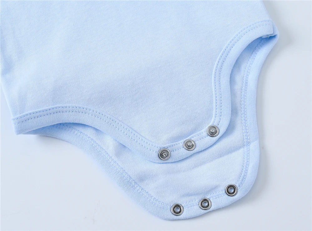 Short Sleeve Baby Bodysuit – Soft Cotton (0–24M)