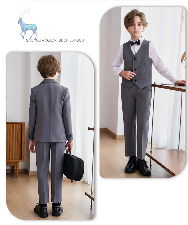 Little Gentleman Suit – Boys’ Formal Outfit for Wedding & Birthday