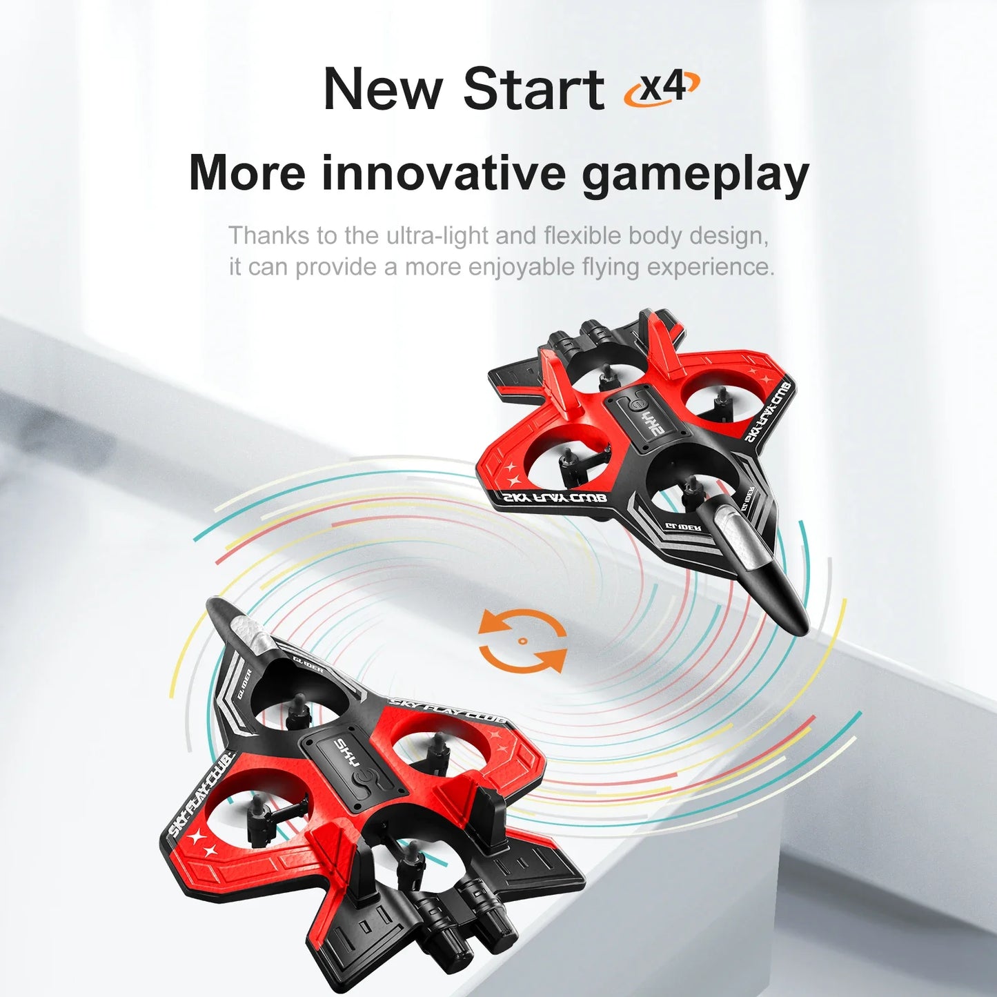 RC Helicopter Toy – 4-Motor Stable Foam Glider for Boys & Girls