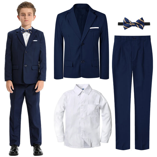 Kids’ Elegant Suit – Blazer & Pants Outfit for Easter, Birthday & Halloween