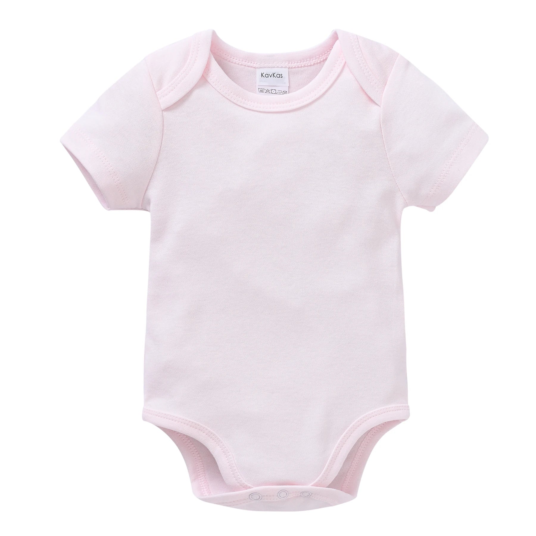 Short Sleeve Baby Bodysuit – Soft Cotton (0–24M)