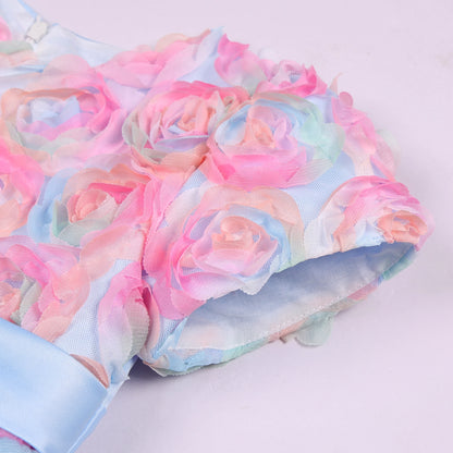 Little Girl’s Bow Dress – Birthday & Party Wear