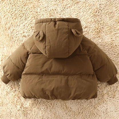 Warm Hooded Kids’ Winter Coat – Thick & Cozy