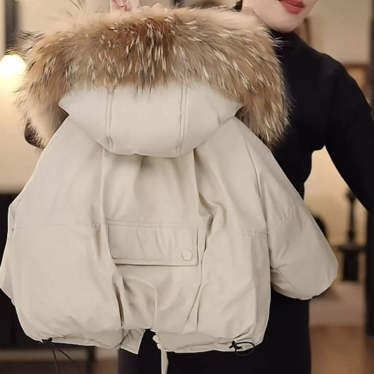 Winter Coat for Kids – Fur Collar & Hooded Down