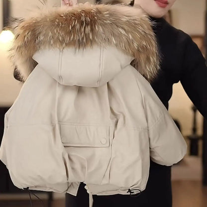 Winter Coat for Kids – Fur Collar & Hooded Down