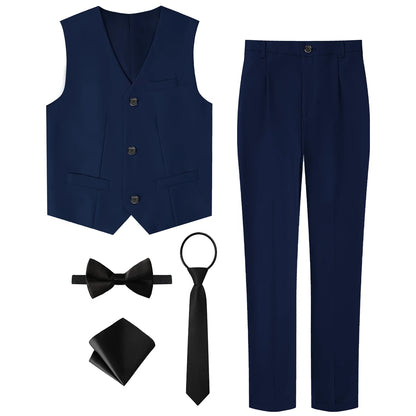 Children’s Party & Ceremony Suit – Boys’ Blazer, Pants & Vest Outfit
