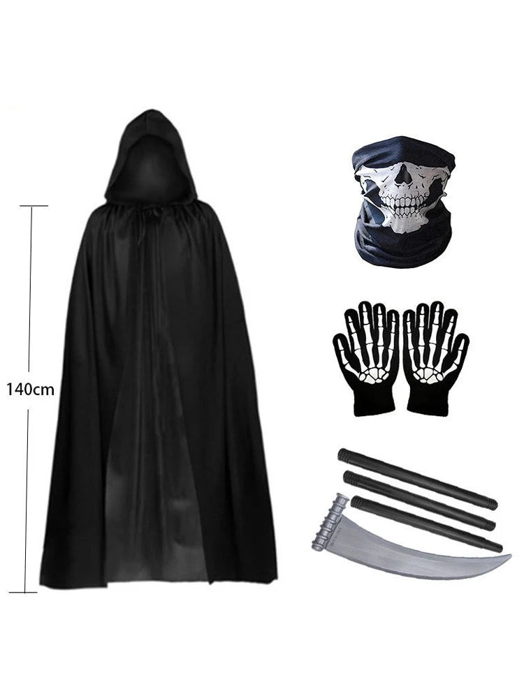 Halloween Demon Ghost Costume – Adult & Children Cosplay Outfit