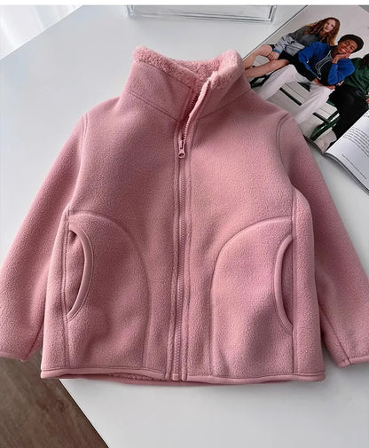 Thick Zipper Sweater for Boys & Girls – Cozy Style
