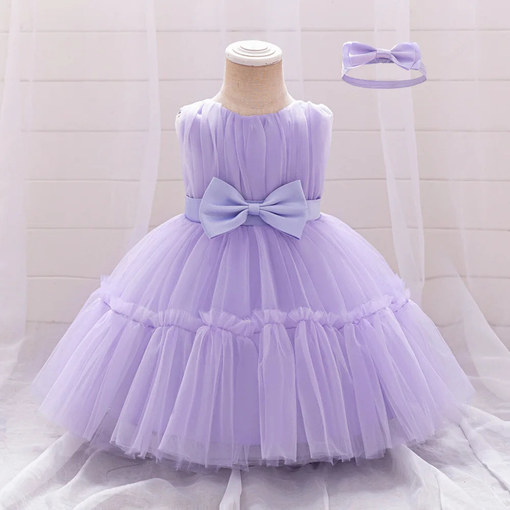 Baby Girl 1st Birthday Dress – Tulle Princess Gown