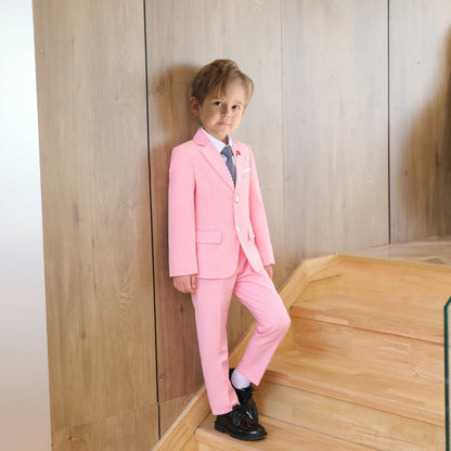 Little Boys’ Handsome Outfit – 3-Piece Suit for Weddings & Parties