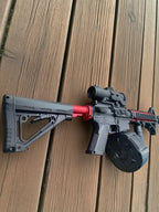 Ultra Shoppings upgraded M4/M416 gel ball blaster, automatic electric water bead toy gun for outdoor team games.