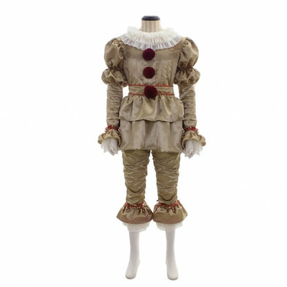 Halloween Horror Clown Costume – Pennywise Style Cosplay Uniform