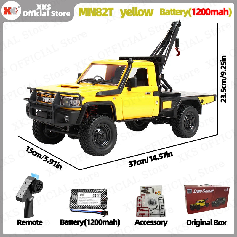 MN82T RC Truck – 1:12 Scale Off-Road Climbing Car for Christmas Gift