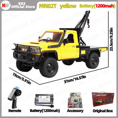 MN82T RC Truck – 1:12 Scale Off-Road Climbing Car for Christmas Gift