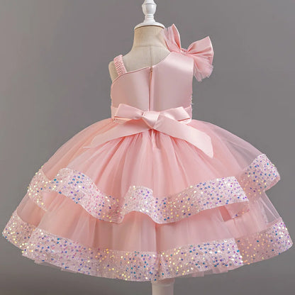 Infant Sleeveless Sequin Dress – Wedding Outfit