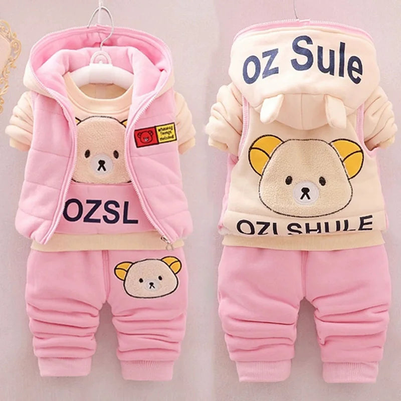 Kids 3PCS Casual Clothing Set – Autumn/Winter