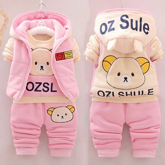 Kids 3PCS Casual Clothing Set – Autumn/Winter