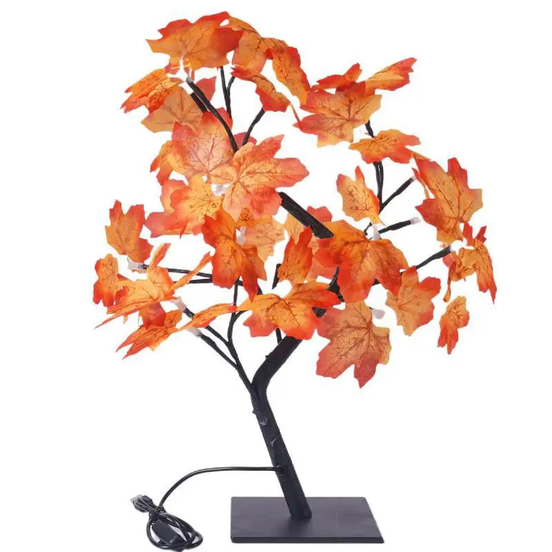 Cherry Blossom LED Tree Lamp: USB/Battery Powered, Touch Control Décor