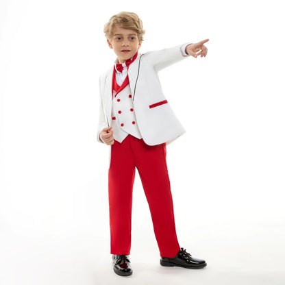 Boys’ Dresswear Outfit – 4-Piece Wedding & Birthday Formal Suit