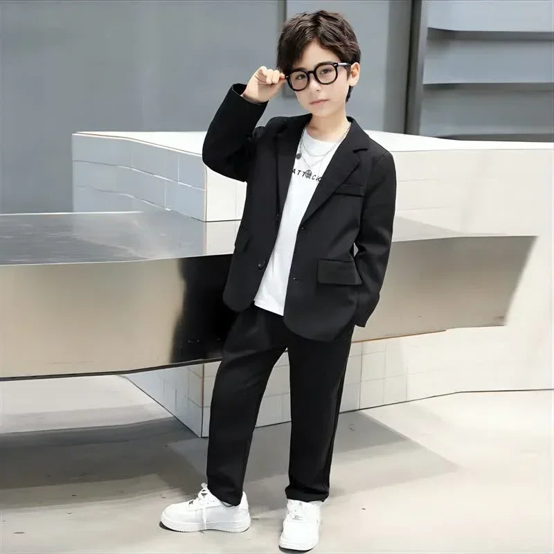 Children’s Elegant Blazer Set – Boys’ Formal Outfit for Parties & Events