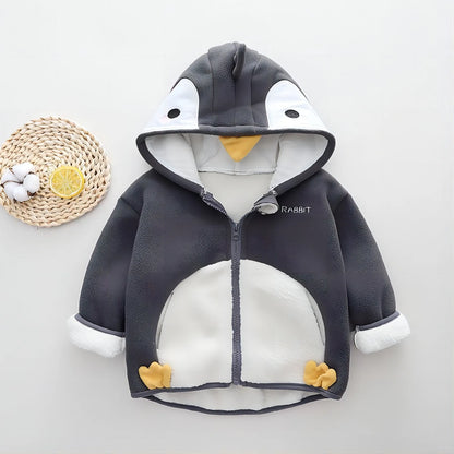 Kids Cartoon Hoodie – Autumn/Winter Wear
