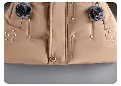 Kids’ Hooded Padded Coat – Thick & Cozy Winter Wear