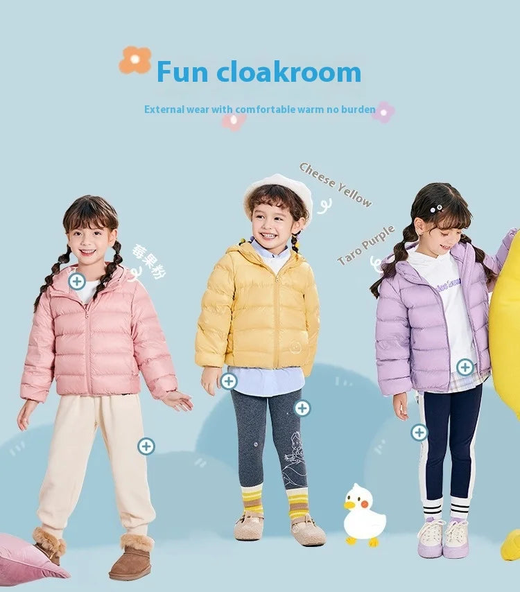 Kids’ Lightweight Duck Down Jacket – Fall & Winter