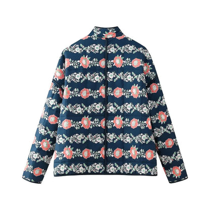 Button-Decor Quilted Jacket – 2025 Casual Fashion Coat