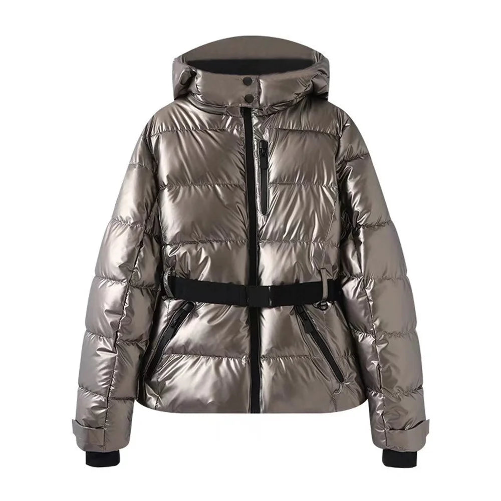 Women's Ski Style Cotton Jacket – Winter Slim Fit