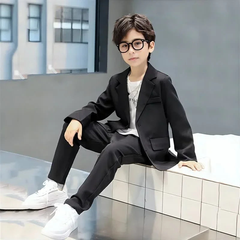 Children’s Elegant Blazer Set – Boys’ Formal Outfit for Parties & Events