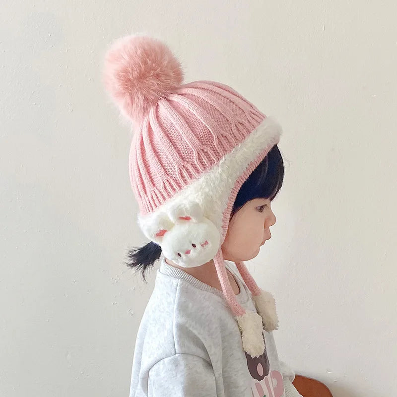 Winter Baby Cap – Velvet Lined & Cozy