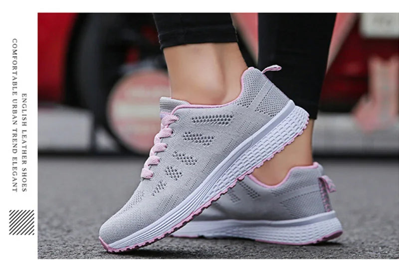 Women's Breathable Mesh Flats – Stylish Comfort for Every Step