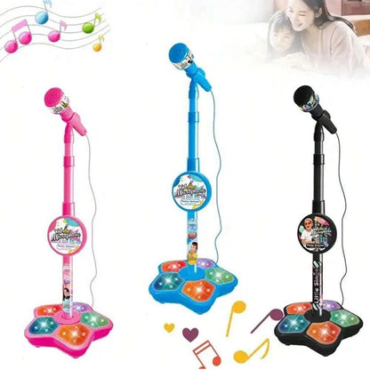 Kids’ Karaoke Machine Stand – Electronic Microphone Toy for Parties