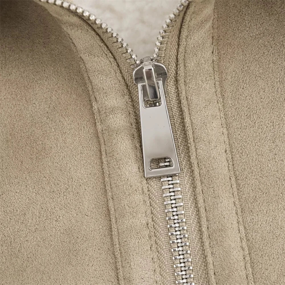 Autumn Chic: Double-Sided French Design Jacket