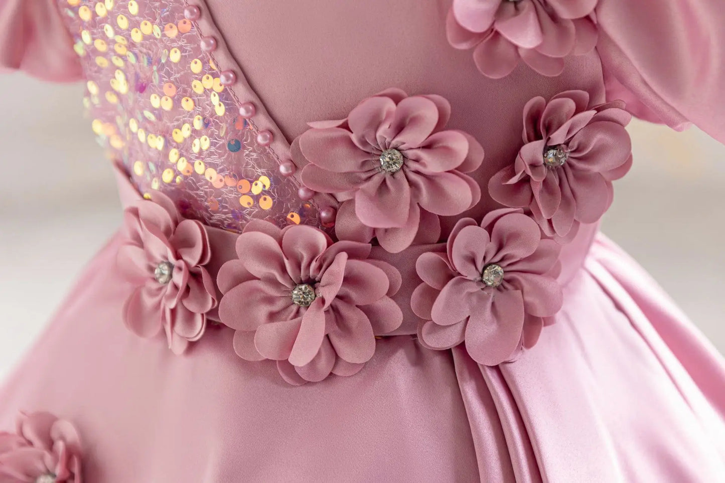 Cute Kids Formal Red Dress – Birthday & Events