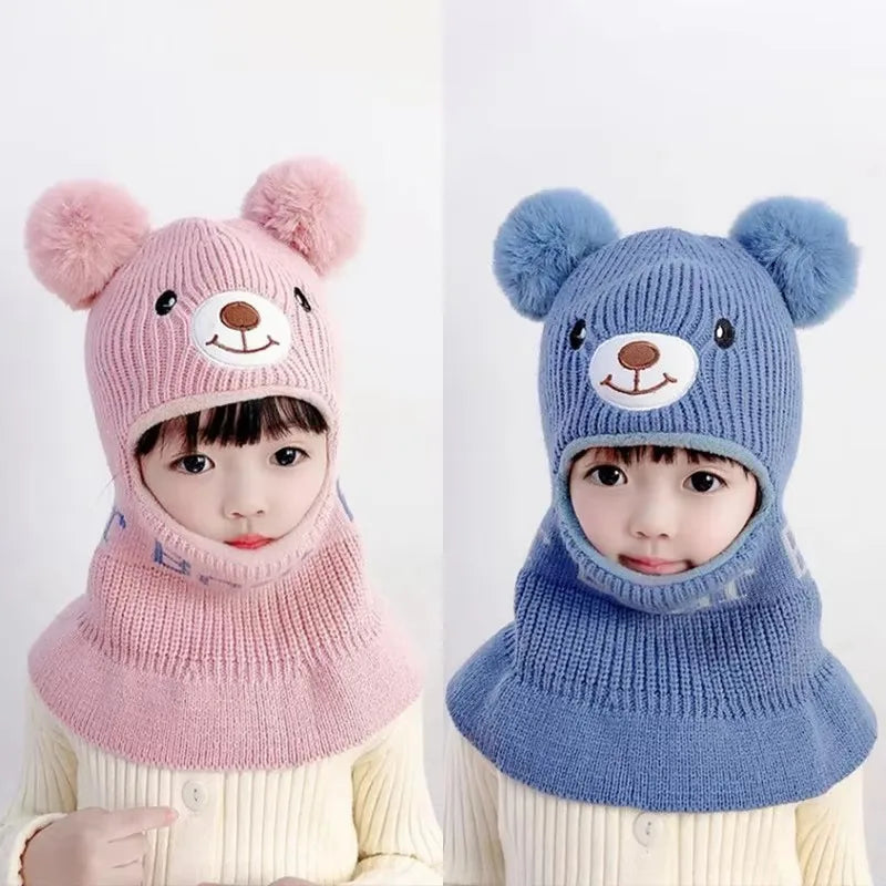 Toddler Bear Hat – Ear & Neck Protection