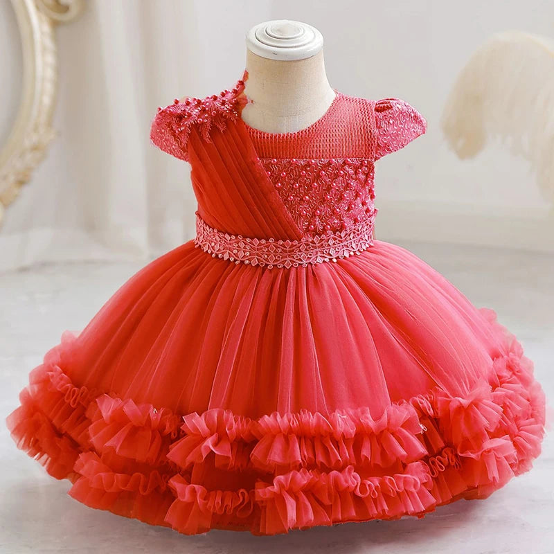 Baby Girl Birthday Dress – Princess Tulle Gown