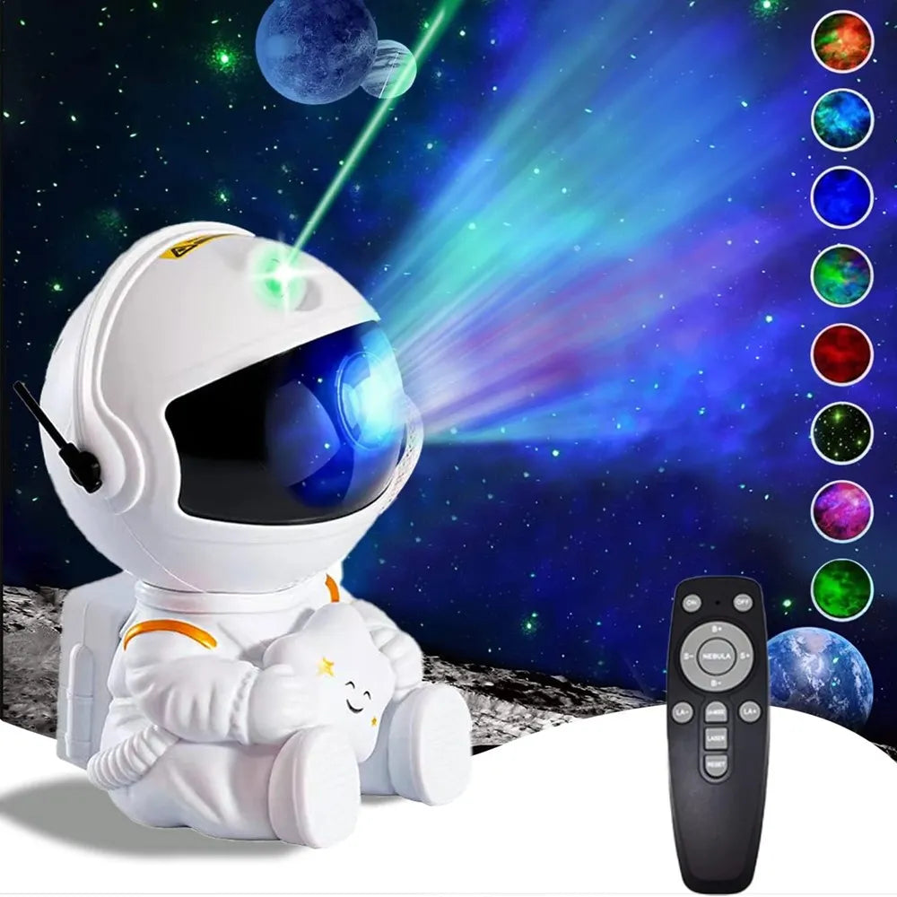 Galactic Astronaut Star Projector: Transform Your Room into a Nebula