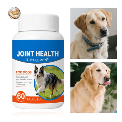 Joint Supplement for Large Dogs – 60 Natural Tablets for Daily Health & Senior Support