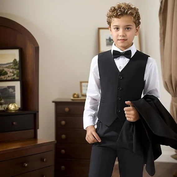 Little Gentleman 3-Piece Suit – Boys’ Prom, Wedding & Formal Outfit