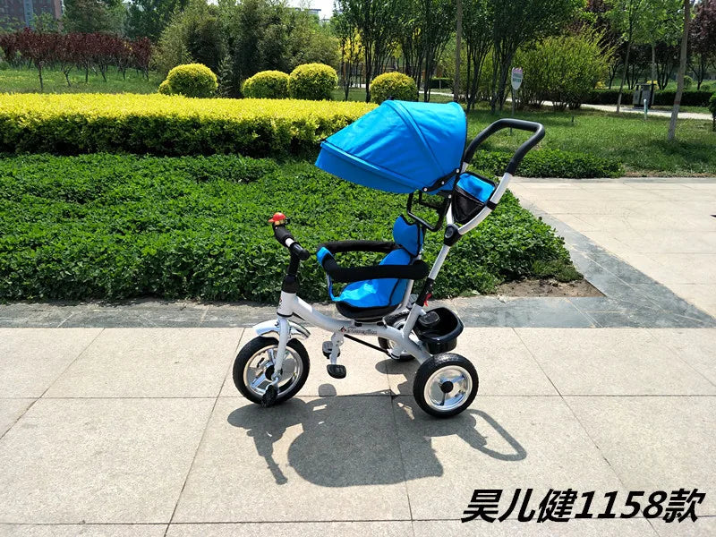 New Reversible Children's Tricycle – 3-in-1 Kids Bike & Scooter