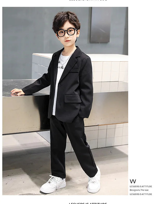 Children’s Elegant Blazer Set – Boys’ Formal Outfit for Parties & Events