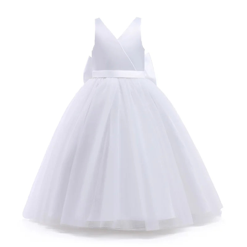 Elegant Girls Long Prom & Party Dress (5–14Y)