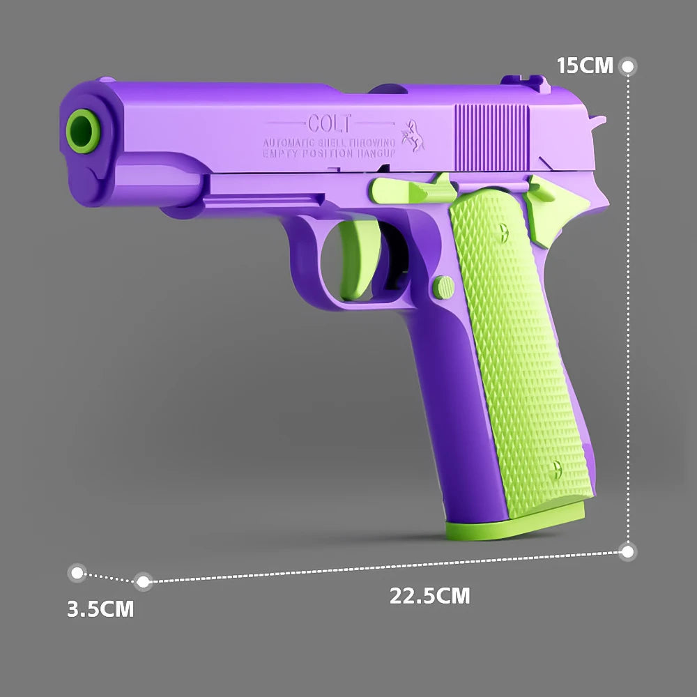 Shell Ejection Toy Gun – Realistic Pistol for Kids, Boys' Birthday Gift & Relaxing Play