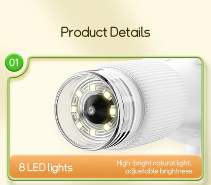 Kids Science Microscope 1000X – 200 Megapixel Digital Magnifier with LED