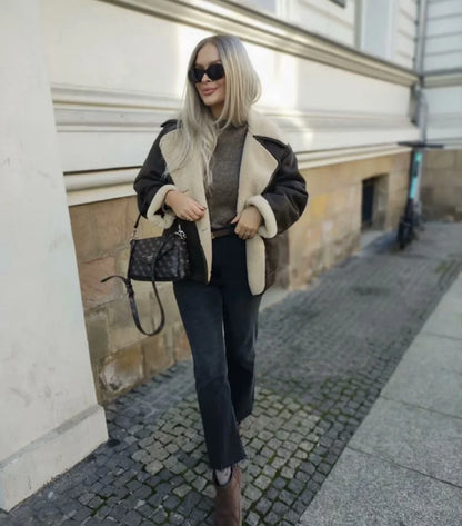 Bold & Warm: Double-Sided Fall Coat